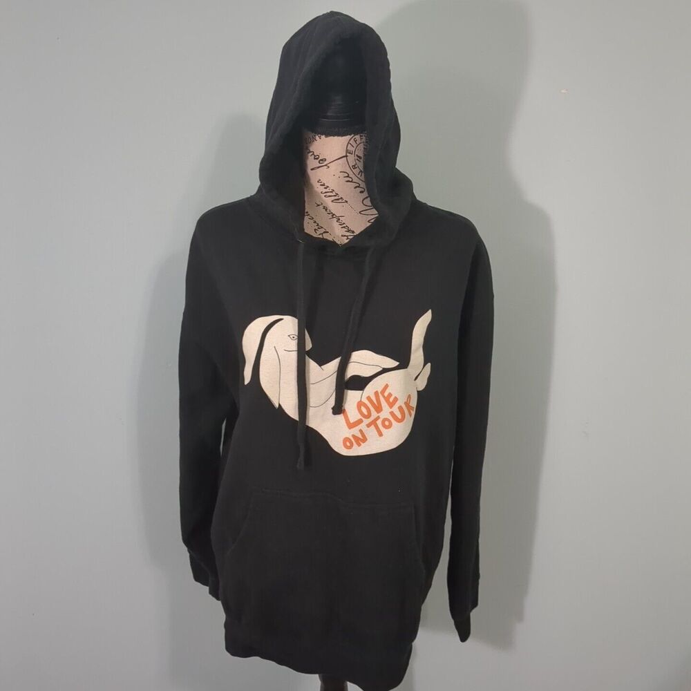 Harry Styles Love On Tour Bunny Hoodie Longsleeve - Black large
